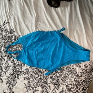 Vibrant Blue One-Piece Swimsuit